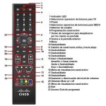 Control remoto para decodificador CISCO